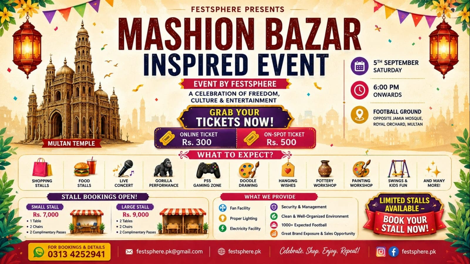 * FESTSPHERE – Mashion Bazar Inspired Event