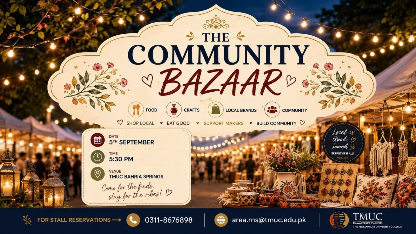 TMUC Community Bazaar 2026