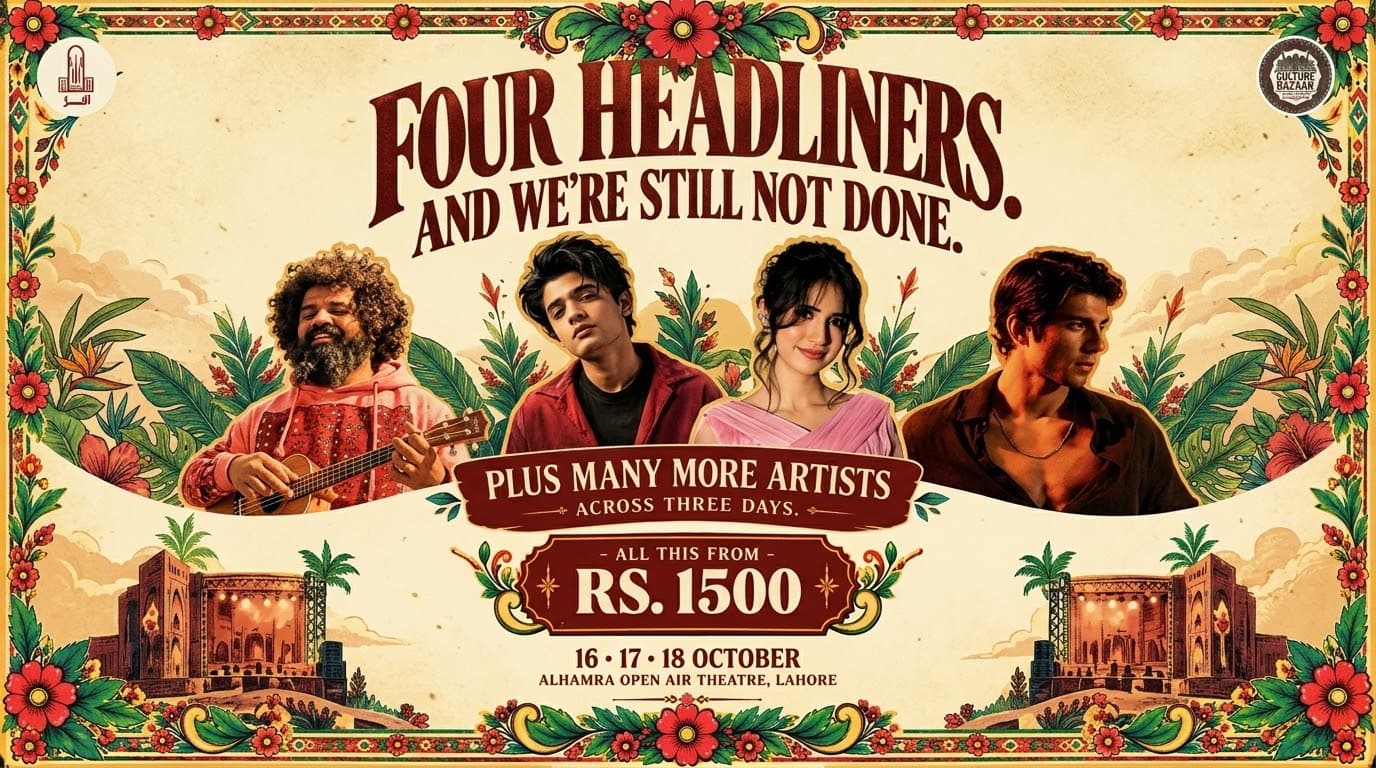 Culture Bazaar – Four Headliners (Live Music Festival)